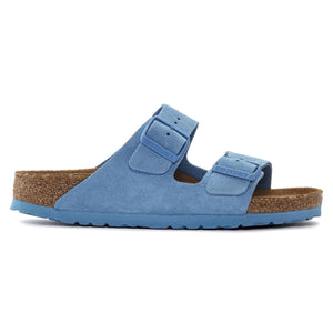 Arizona SFB Sky Blue Suede Leather - Sandali Uomo / Donna Blu 1024066  BIRKENSTOCK 
