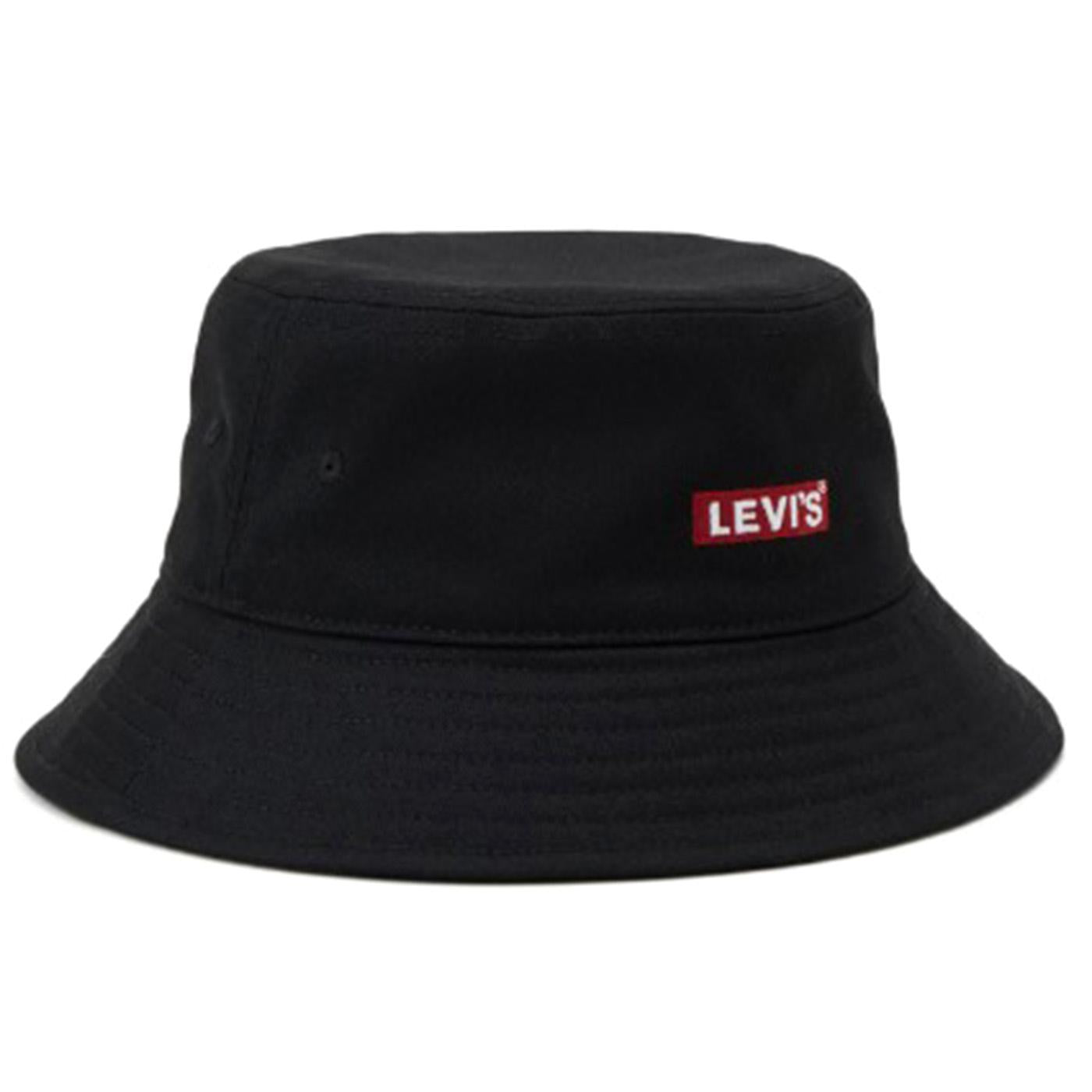 Bucket Hat Baby Tab Logo Regular Black - Cappello da Pescatore Nero 234079-6-59  LEVIS 