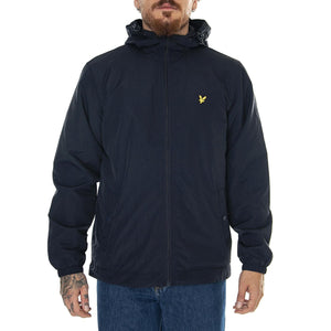 Zip Through Hooded Jacket Flee Dark Navy - Giacca Invernale Uomo Blu JK1991V-Z271  LYLE & SCOTT 