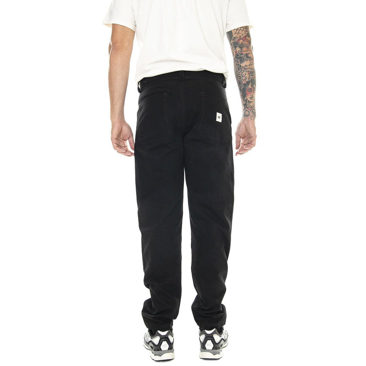 M' Double Knee Pants Black - Pantaloni Uomo Neri 6080123-10158  CAT 