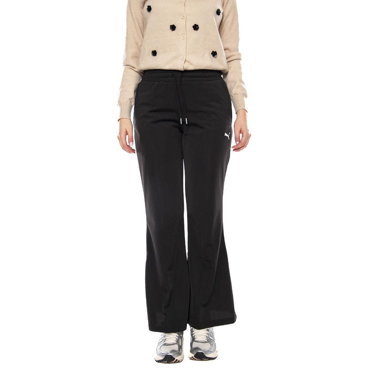 WARDROBE ESS Flared Pants -- Pantaloni Donna Neri 632045-01 . PUMA 