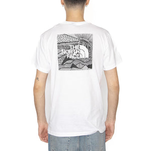 Men's S/S Box Nse Celebration Tee - Maglietta Girocollo Uomo Bianca NF0A87NVFN41  THE NORTH FACE 