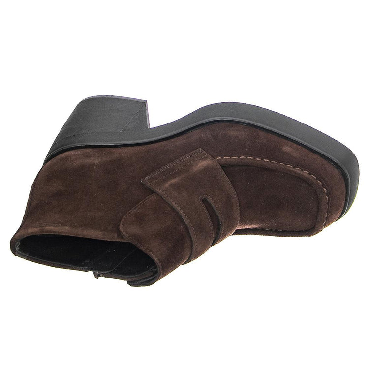 Brooke Cow Suede Espresso - Stivaletti Profilo alla Caviglia Donna Marroni VBS5244-140-36  VAGABOND 