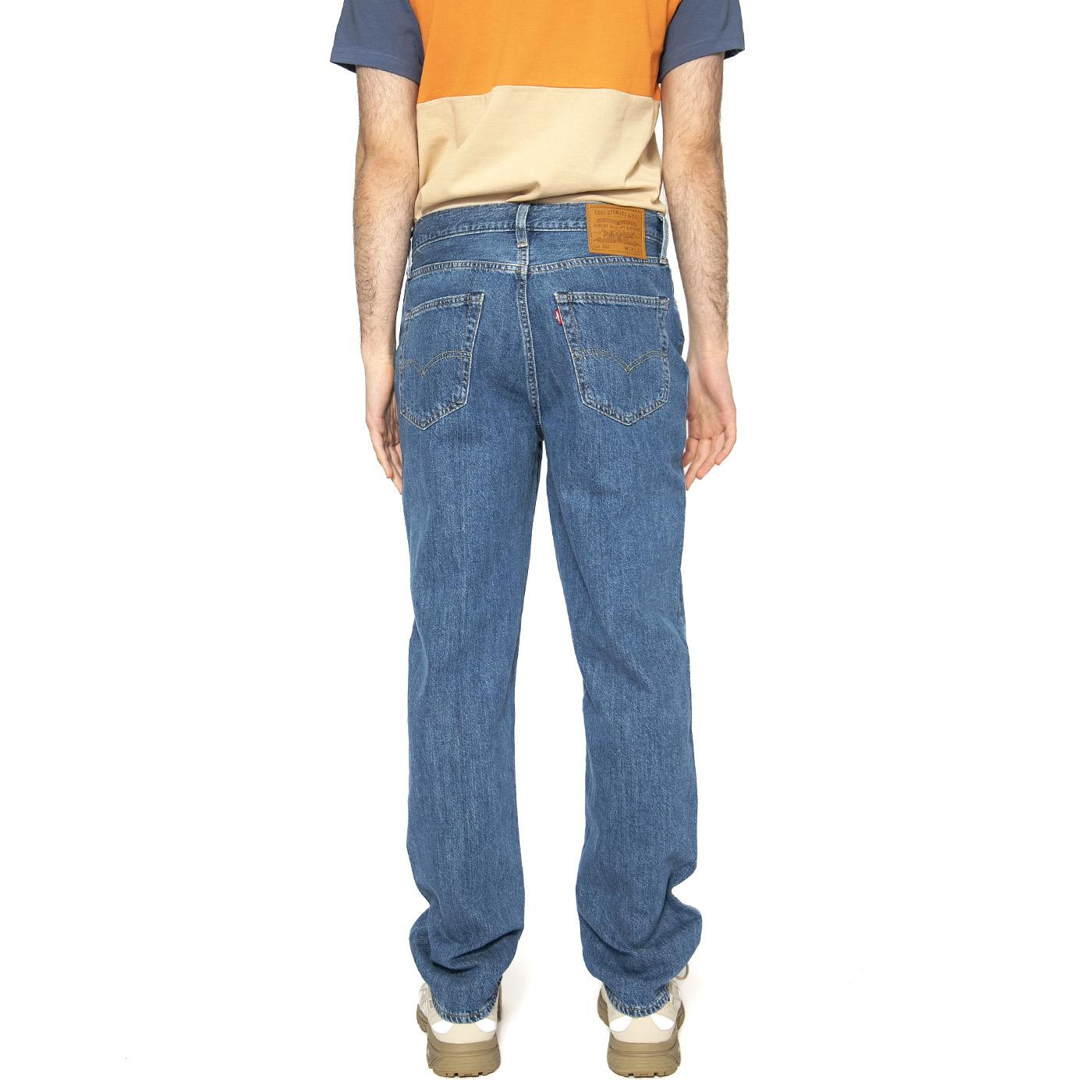 568 Loose Straight Tailored Scholar Ltw - Pantaloni Denim Jeans Uomo Blu 29037-0071  LEVIS 