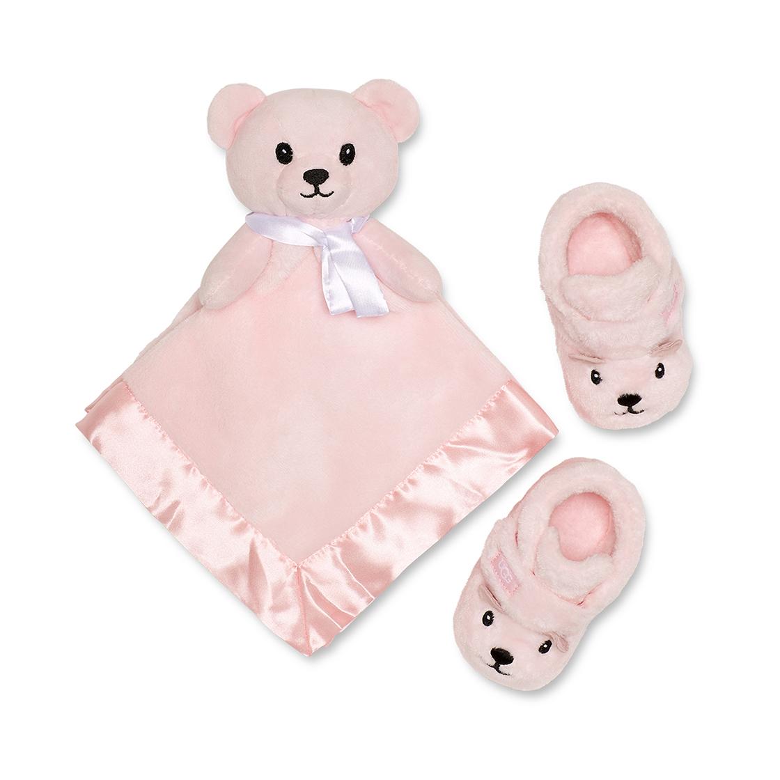 Bixbee and Lovely Bear Stuffie Seashell Pink I - Scarpette e Copertina Bambino / Bambina Rosa UGKBIXLBESP1130354I  UGG 