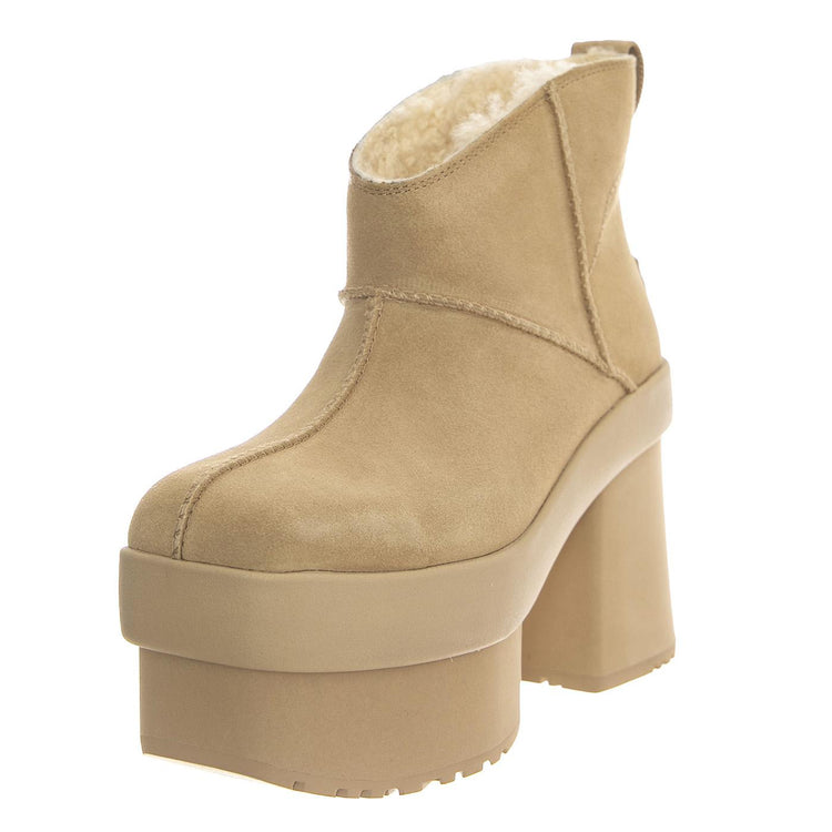 W New Heights Platform Mini Mustard Seed - Scarpe Donna Beige UGSNHPLMMDSD1157910W  UGG 