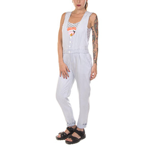 Denizen Romper Chambray Jumpsuit - Light Grey - Tuta Donna Grigia 86194_4  MINIMUM 