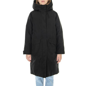 W´s Jacket Leonida Black Taslan - Giacca Invernale con Cappuccio Donna Nera 330751-110  ELVINE 