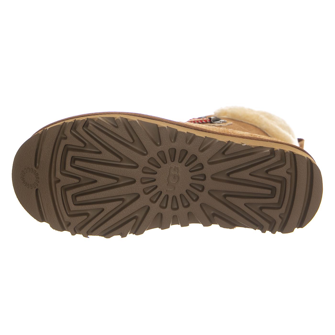 W Classic Alpine Lace-Up Chestnut - Stivali Donna Marroni UGSCALPLCHE1158271W  UGG 