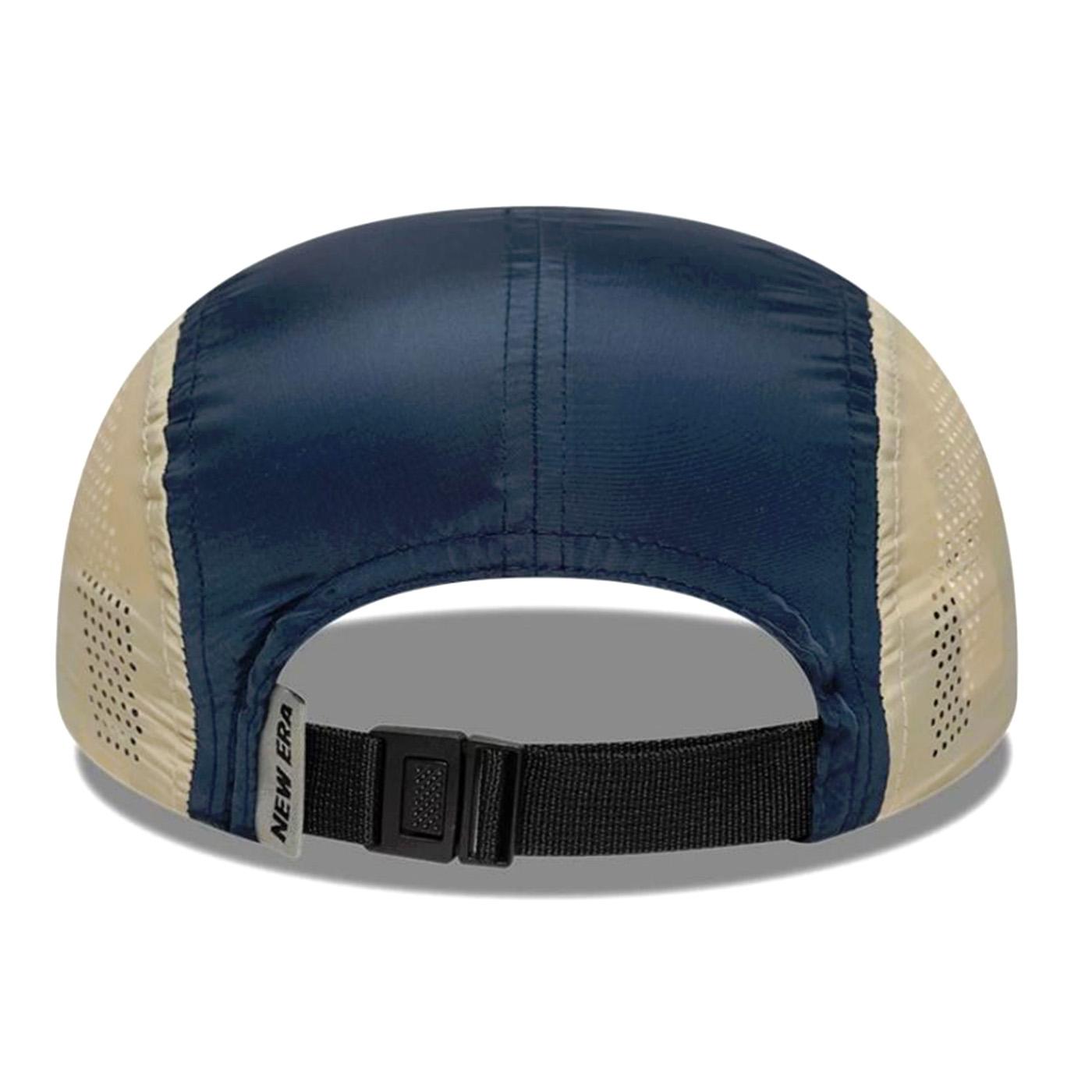 COLOUR BLOCK RUNNER NEW ERA NAVY / HBEIGE - Cappellino con Visiera Multicolore<BR/><BR/><BR/> 60856366 NVYPGY NEW ERA 