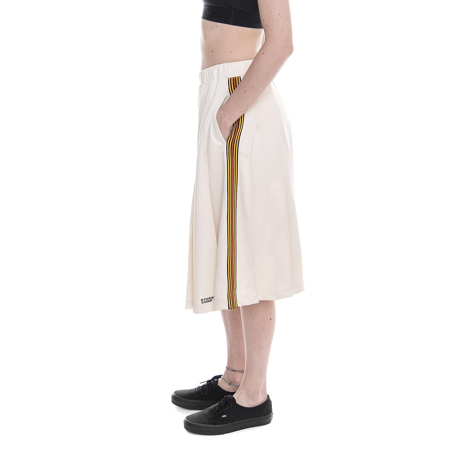 SLOANE TRACK SKIRT OFF WHITE 214440-OFF WHITE  STUSSY 