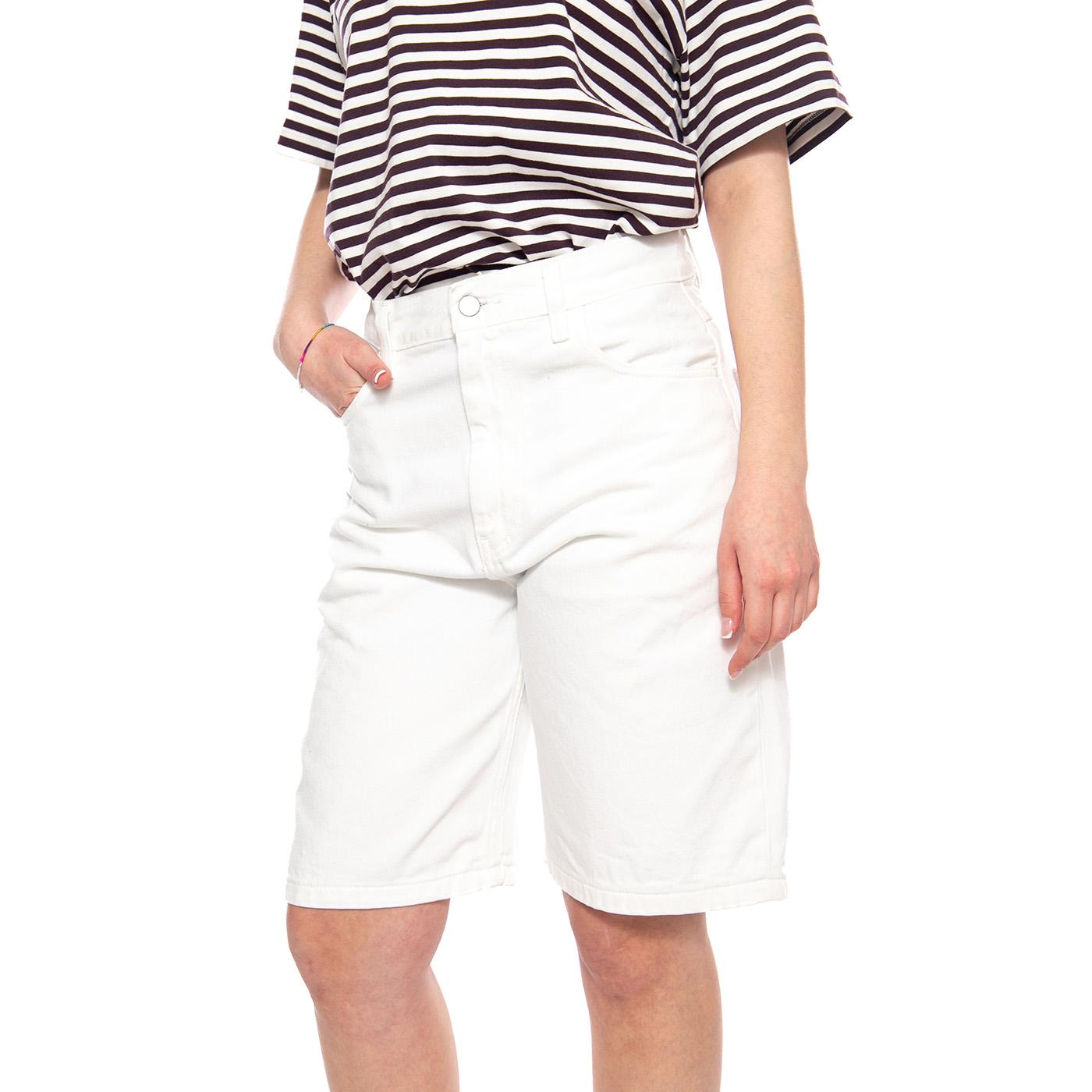 W' Brandon Short White - Pantaloncini Donna Bianchi I037021 0202 CARHARTT WIP 