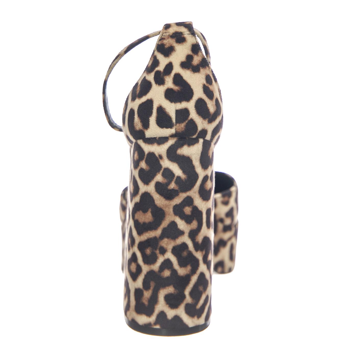 Londyn Leo Velvet - Sandali Donna Multicolore SM-LOND04S1-LEO  STEVE MADDEN 