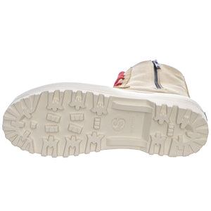 Alpina - Cream - Stivali Stringati Alti Uomo Beige 02SP9073M13102 . SUPERGA 