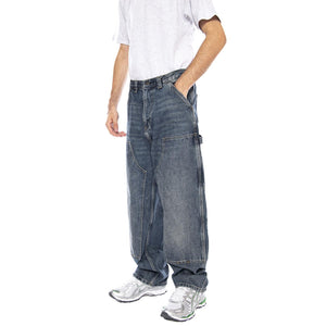 OG Double Knee Pant Blue - Pantaloni Denim Jeans Uomo Blu I035797.014L  CARHARTT WIP 