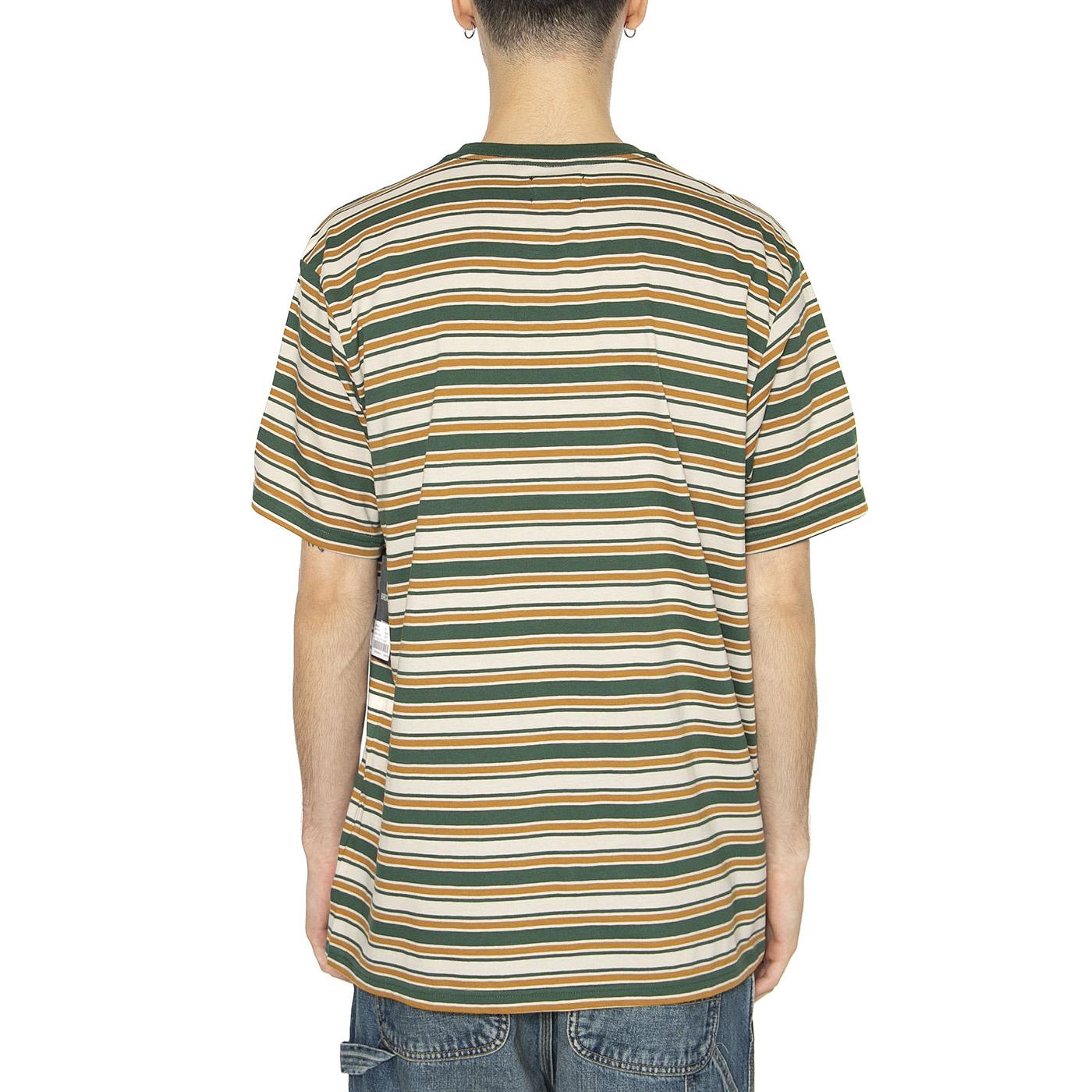 Hilt Alpha Line S/S Knit - Maglietta Girocollo Uomo Multicolore 02960-PNGBB . BRIXTON 