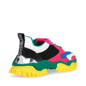 Trilling Fucsia / Yel - Scarpe Stringate Profilo Basso Donna Viola / Giallo SMPTHRILLING-FUC  STEVE MADDEN 