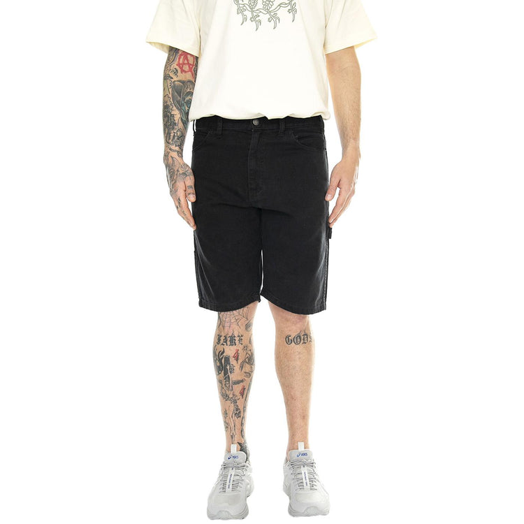 Dickies Duck Canvas Short SW Black - Bermuda Uomo Neri DK0A4XNGC401  DICKIES 