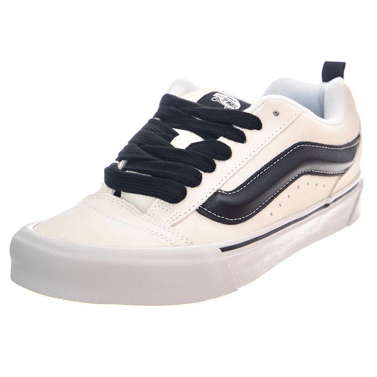 Knu School Suede White / Black - Scarpe Profilo Basso Uomo Bianche VN0009QCYB21  VANS 