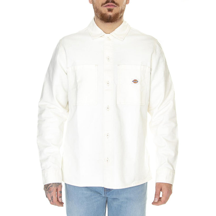 Floral Shirt Cloud - Camicia Uomo Bianca DK0A4Y4TC581  DICKIES 