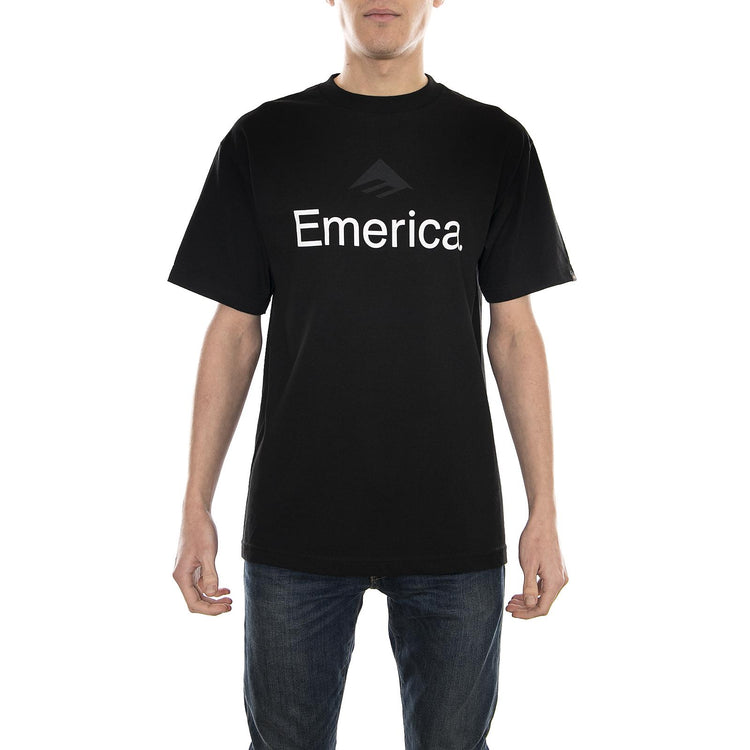 SKATEBOARD LOGO T BLACK 6130002587-001  EMERICA 