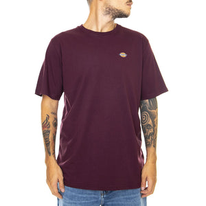 Stockdale Tee - Maroon - Maglietta Girocollo Uomo Bordeaux 06 210578-MR  DICKIES 