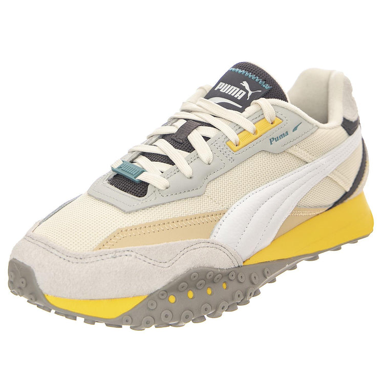 Blktop Rider PRM Alpine Snow / Ash Gray Shoes - Scarpe Stringate Profilo Basso Uomo Multicolore 394829-01  PUMA 