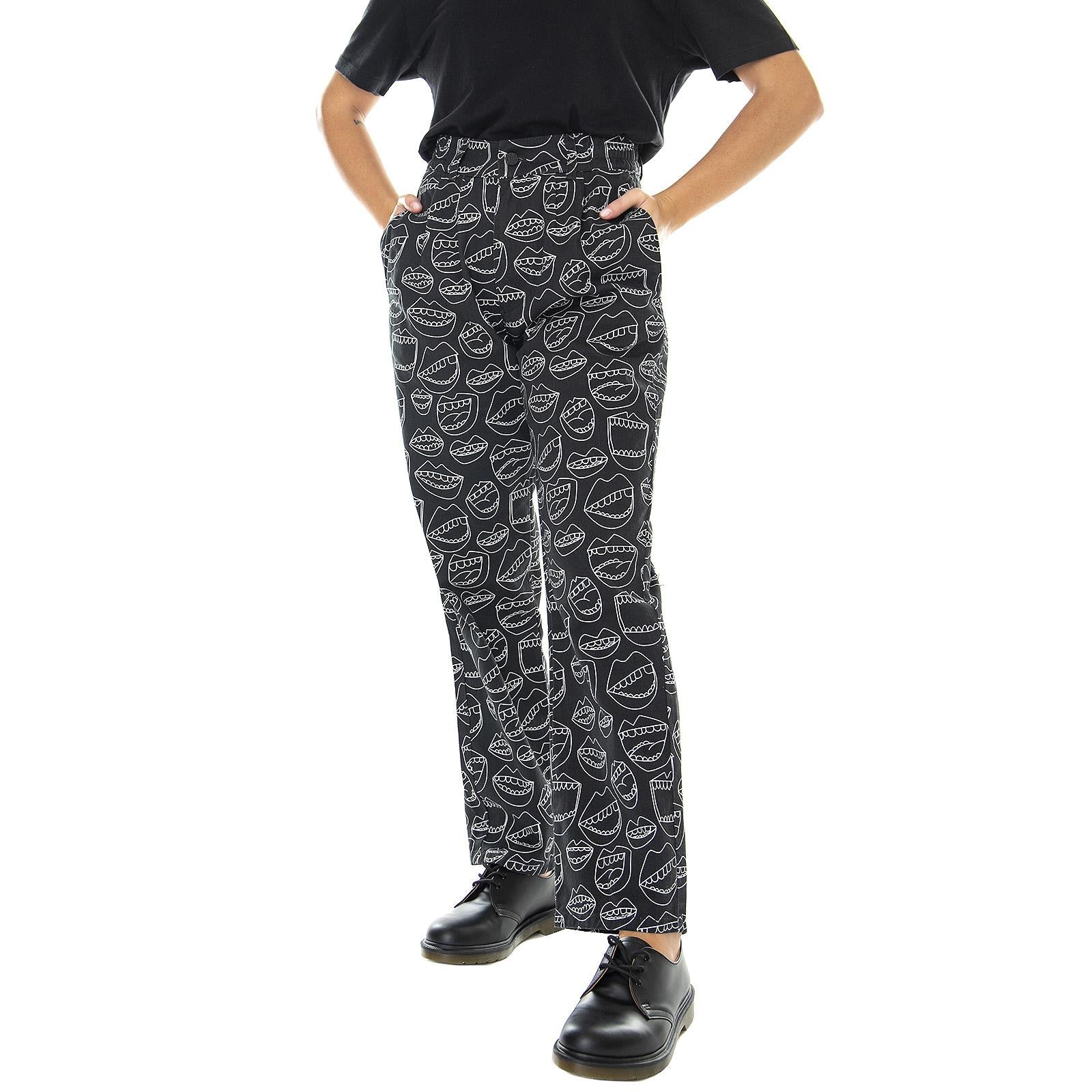  LOW70179BOD-BLACK/WHITE  LAZY OAF 