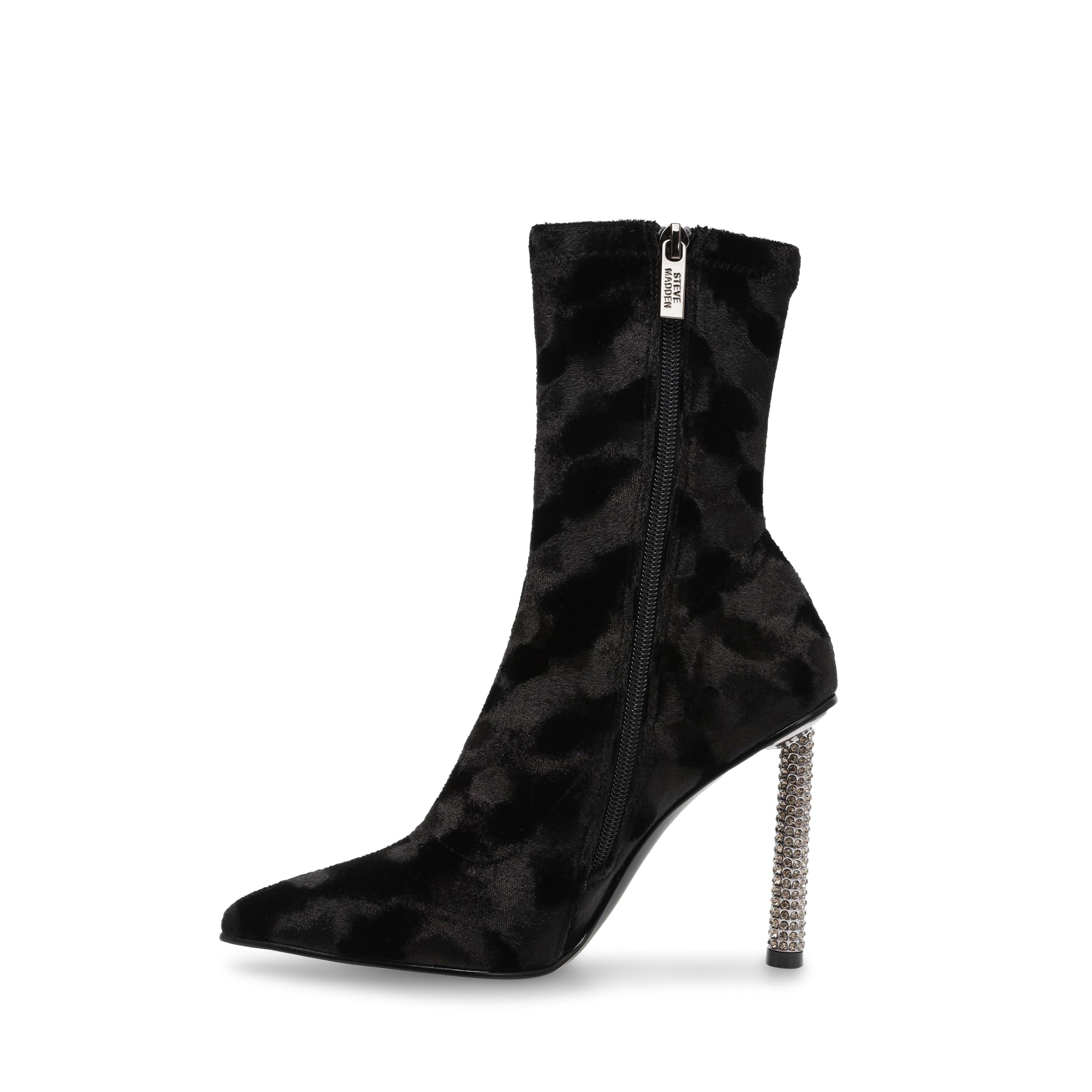Brenti Blk Velvet - Stivaletti Donna Neri SMSBRENTI-BLK  STEVE MADDEN 