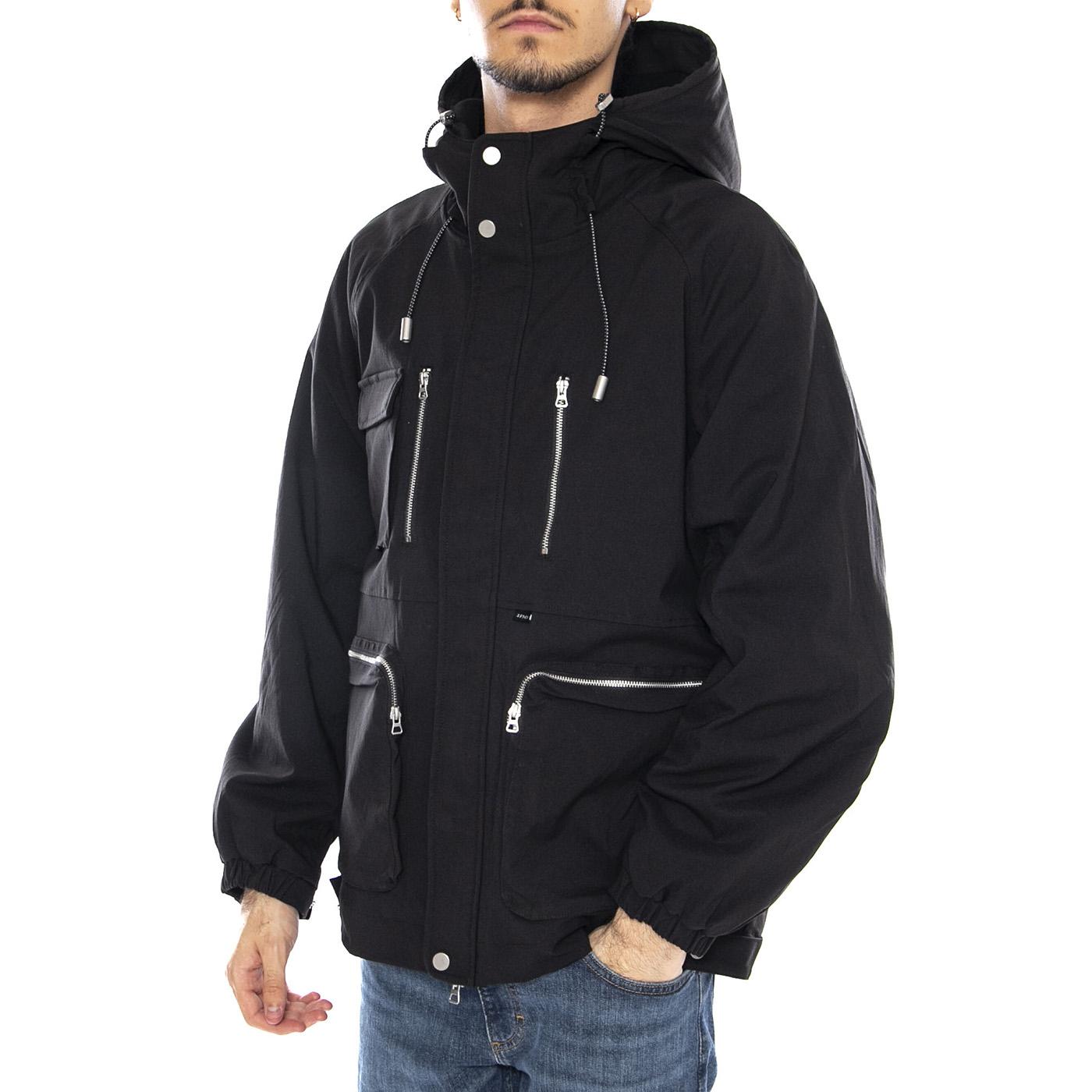 Multi Pockets Jacket Black - Giacca con Cappuccio Uomo Nera I032498.89.99. 89.99 EDWIN 