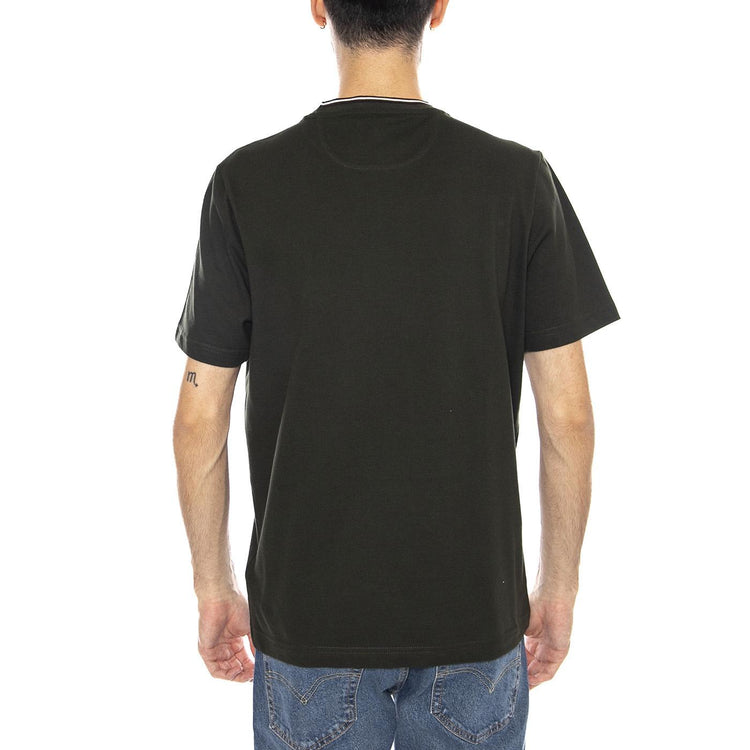 Elton Tee - Maglietta Uomo Girocollo Gold Ever Green Verde F4KFF054 357 FARAH 