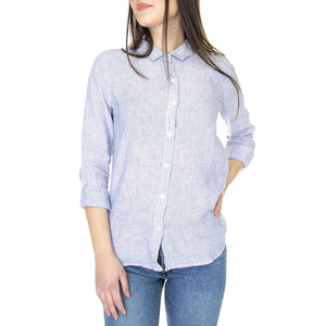 Marine Shirt Navy White - Camicia Donna Blu LSH1315-NY73-SS23  BARBOUR 