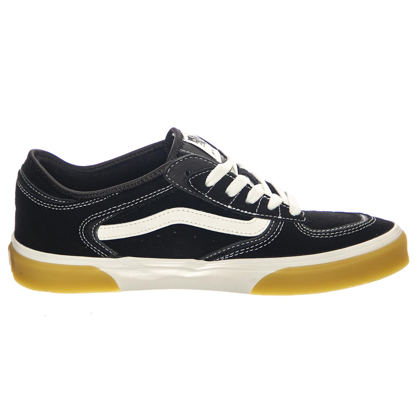 Rowley Classic Black/White/Gum - Scarpe Stringate Profilo Basso Uomo Nere VN0009QJ9X11  VANS 