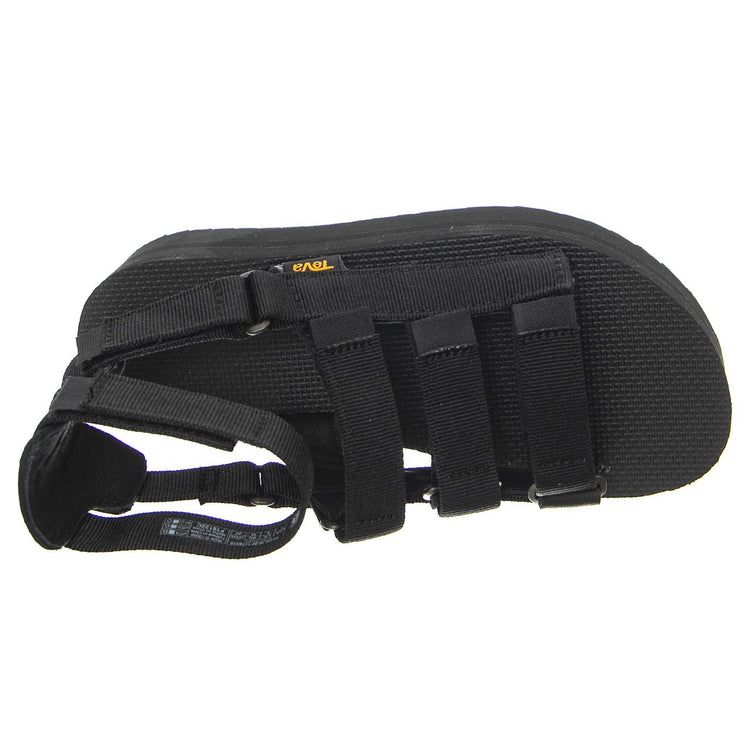 Flatform Mevia Black - Sandali Donna Neri 1116810-BLK  TEVA 