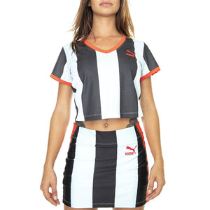 Puma x Dua Lipa Stri,Blue GlowPuma Blac - Maglietta Donna Multicolore 536637-89  PUMA 