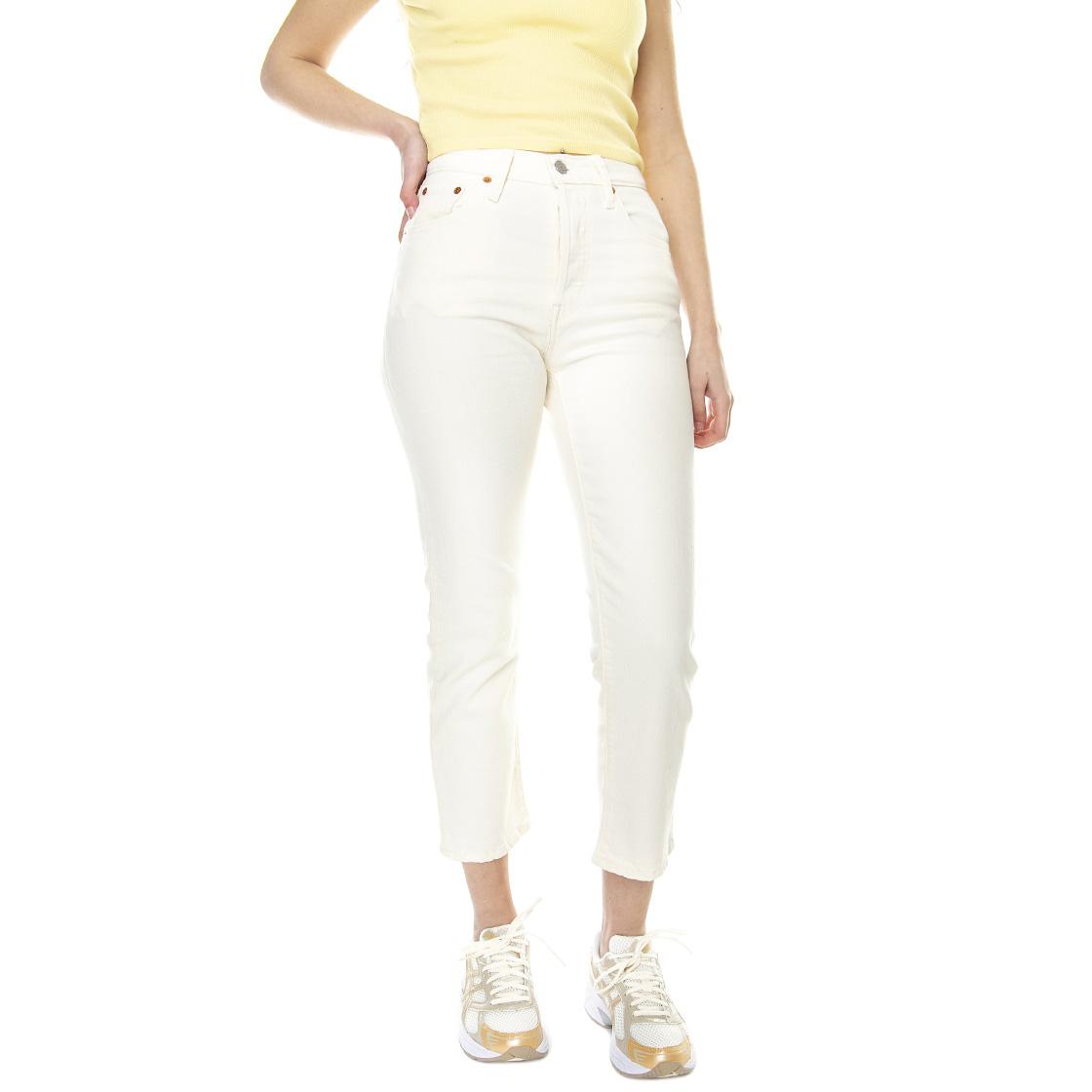 501 Crop Natural Order - Denim Jeans Donna Beige / Neutral 36200-0228  LEVIS 