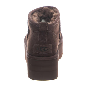 W Classic Ultra Mini Platform Burnt Cedar - Stivaletti Donna Marroni 1135092-BCDR  UGG 
