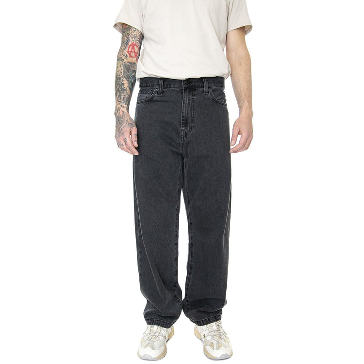 Landon Pant Black Heavy Stone Wash - Pantaloni Denim Jeans Uomo Neri I030468-8960 . CARHARTT WIP 
