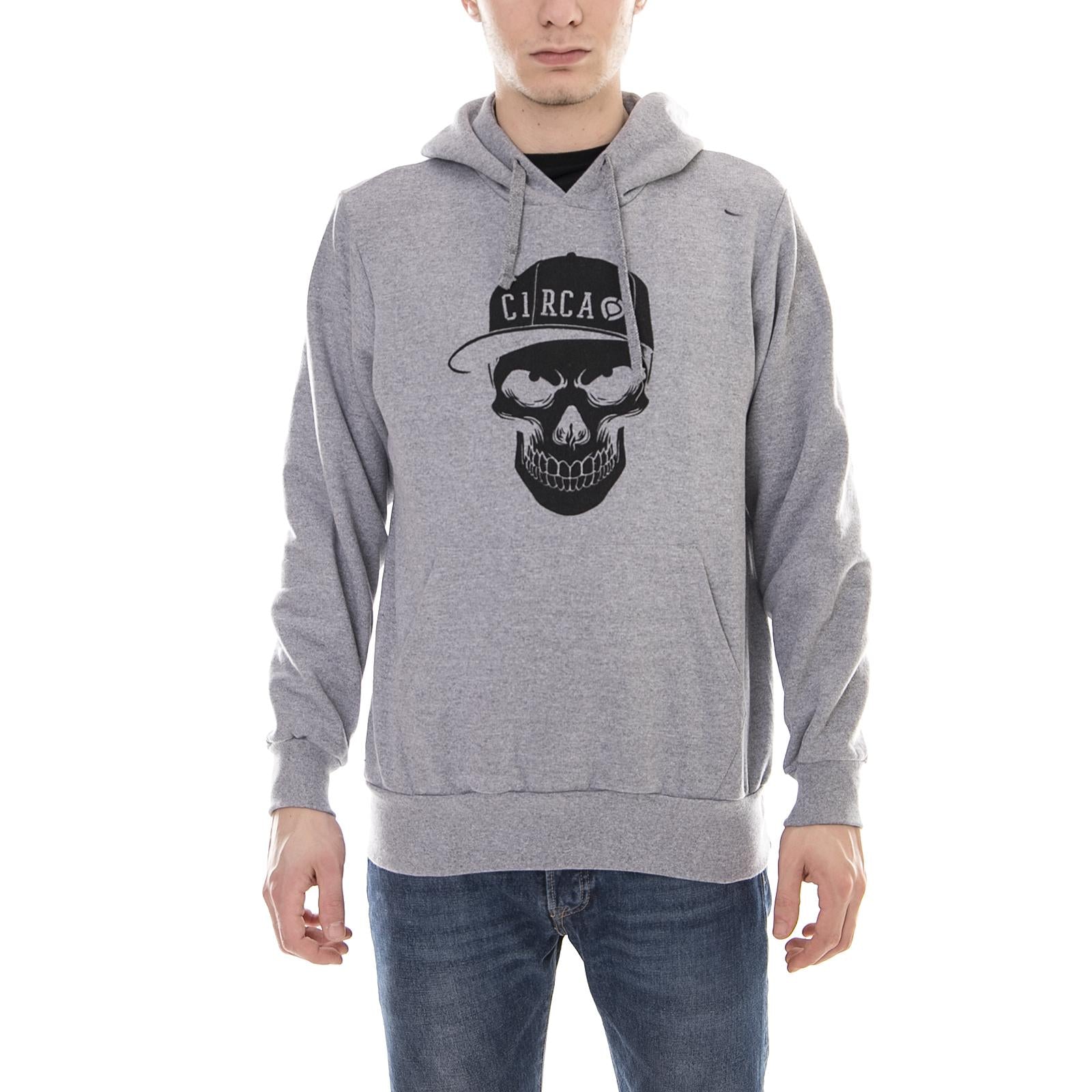 SKULL HOOD ATHLETIC GREY MHO011-ATHLETIC GREY  C1RCA 