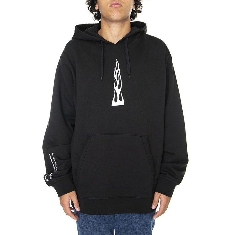 Elijah Berle Fleece Elbe Black - Felpa con Cappuccio Uomo Nera VN0000B4BLK1  VANS 