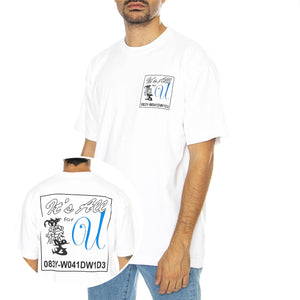 It's All For You Heavy Weight Tee White - Maglietta Girocollo Uomo Bianca 166913918-WHT  OBEY 