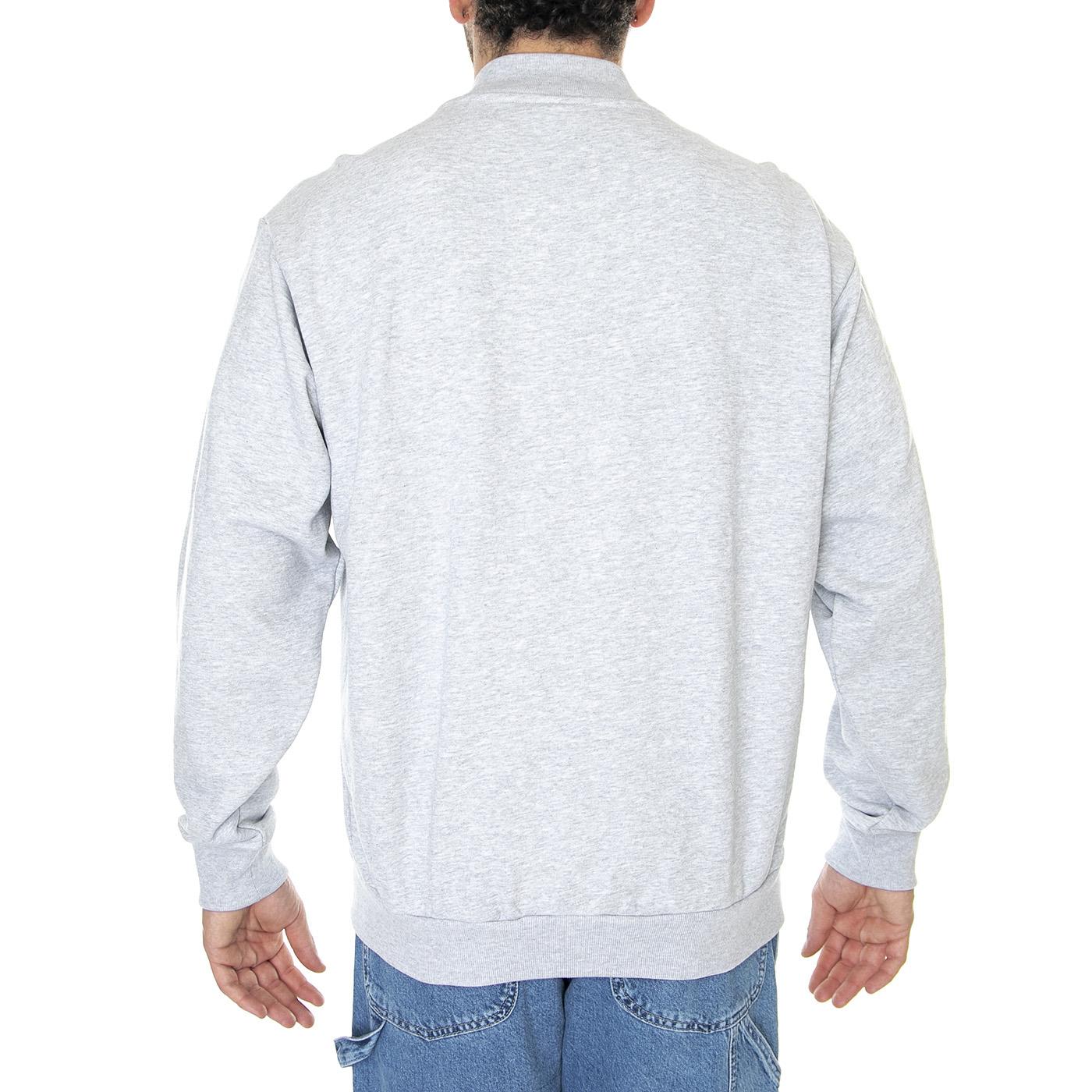 Athletic Cardigan Heather Grey - Cardigan In Felpa Uomo Grigio FL00197-HTGRY  HUF 