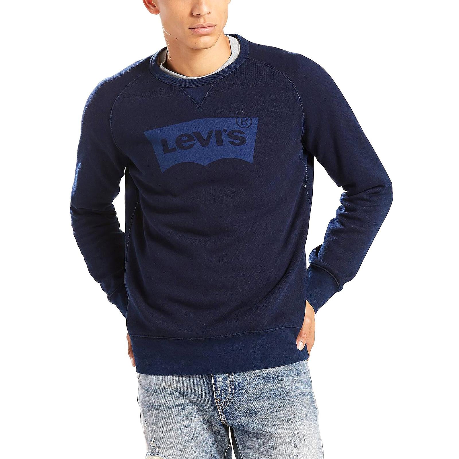 GRAPHIC CREW B 2 BRAND INDIGO CREW DARK INDIGO 24469-0006  LEVIS 
