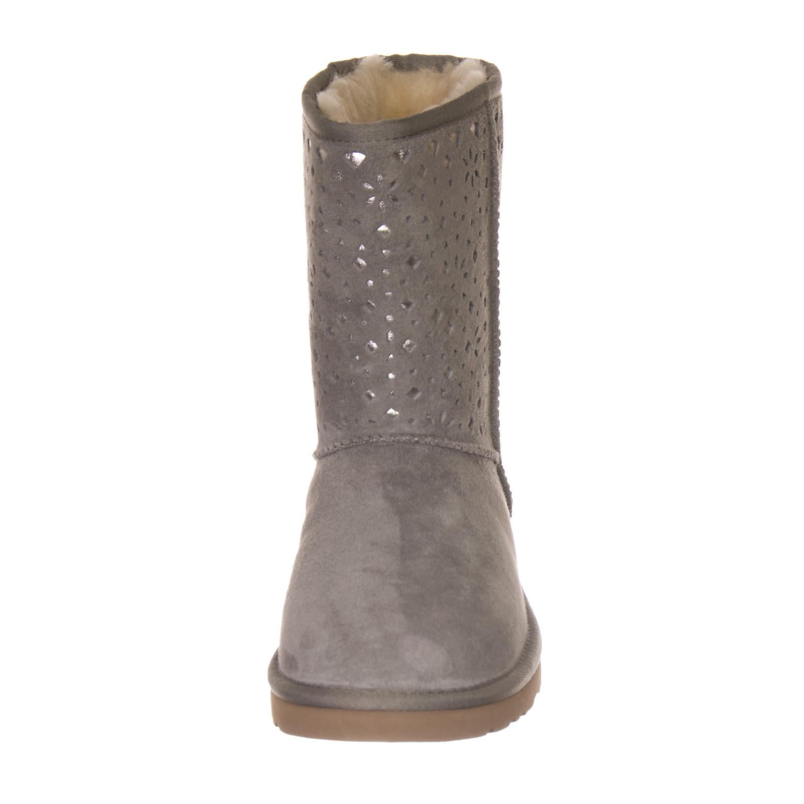 CLASSIC SHORT FLORA LIGHT GREY UGSCLSFLOLGY1010287W  UGG 