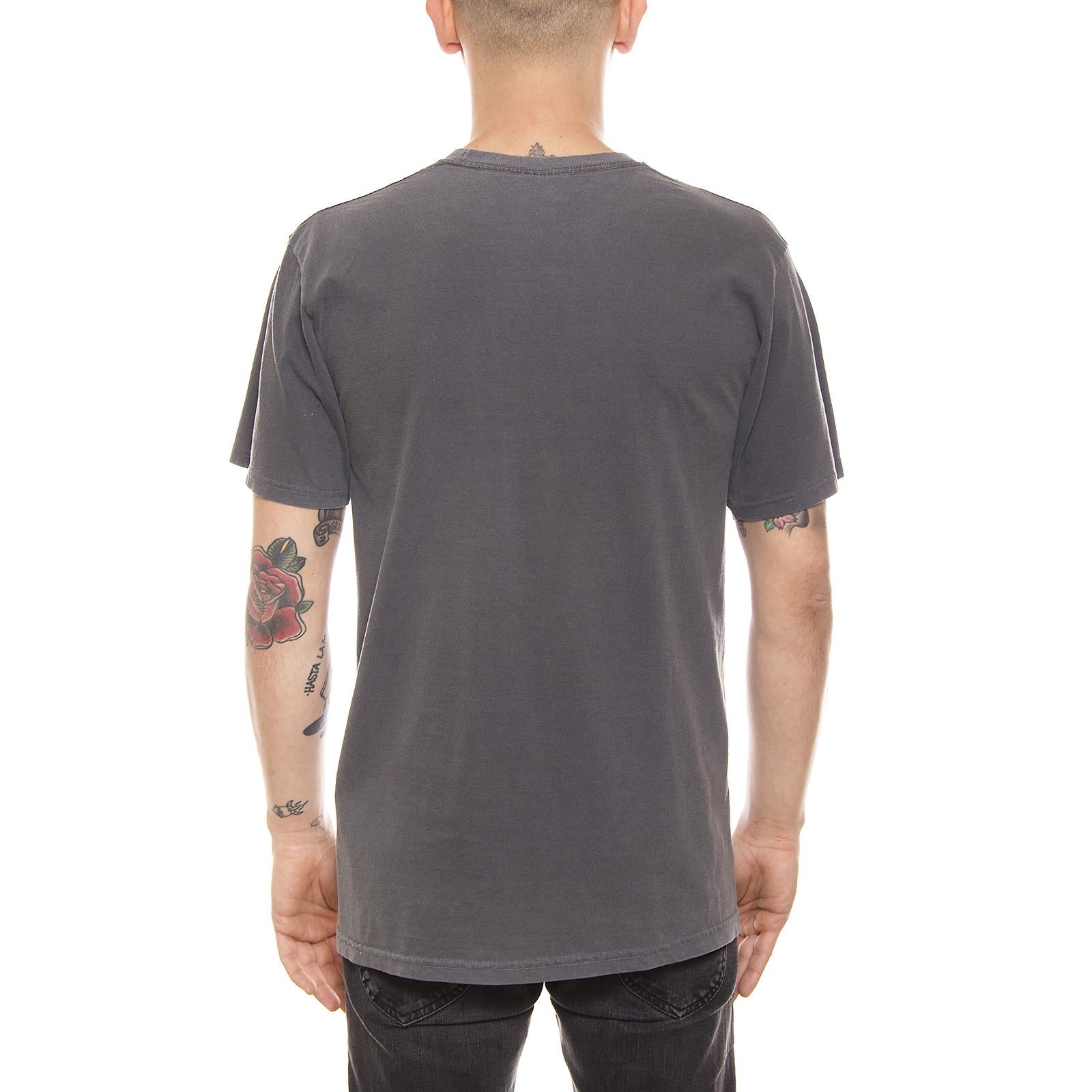 CLASSIC ROOTS PIG. DYE PKT TEE BLACK 1944039-BLACK  STUSSY 