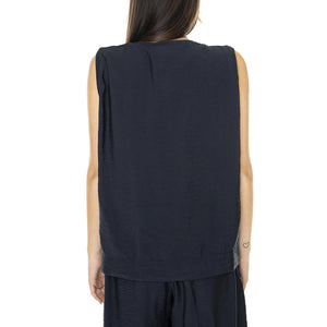 W' Stine Dark Navy - Top Smanicato Donna Blu 330551-240  ELVINE 