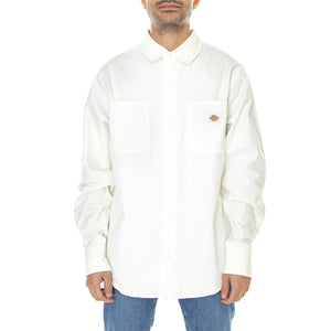 Dickies Duck Canvas Shirt Sw Cloud - Camicia Uomo Bianca DK0A4Y27C431  DICKIES 