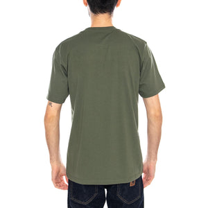 S/S Script T-Shirt Leaf / Tourmaline - Maglietta Girocollo Uomo Verde I035700 3PMXX CARHARTT WIP 
