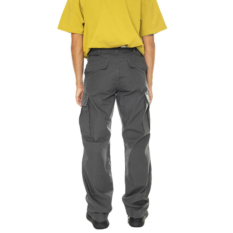 Regular Cargo Pant Graphite rinsed - Pantaloni Cargo Uomo Grigi I032467.8702  CARHARTT WIP 