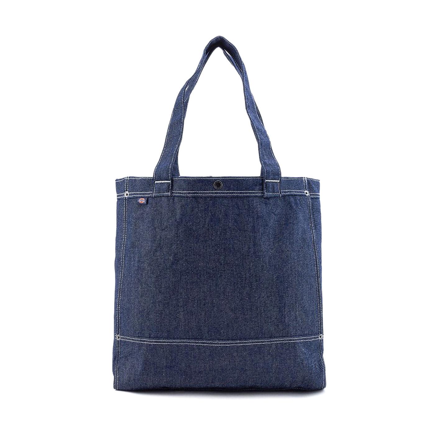 Denim Tote Bag Rinsed - Borsa Shopping Bag Denim Jeans Blu DK0A4Z6BRIN1  DICKIES 